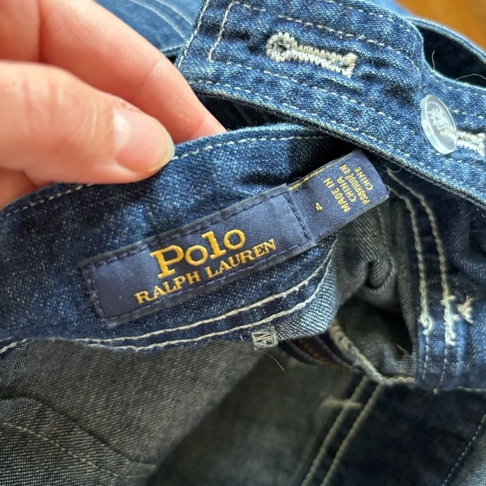 Polo Ralph Lauren Denim
Overalls Jumper Dress Sz 4 - Picture 6 of 7